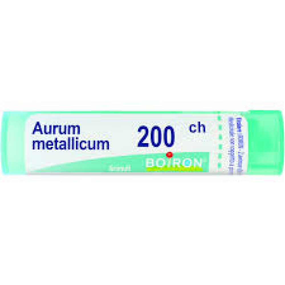 Boiron AURUM MET 200CH GR -  attenua vampate di calore, vertigini e sensazione di congestione nella testa.