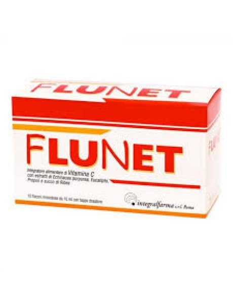 FLUNET 10 Flaconcini da 10ml -  per supportare il tuo sistema immunitario durante la stagione fredda