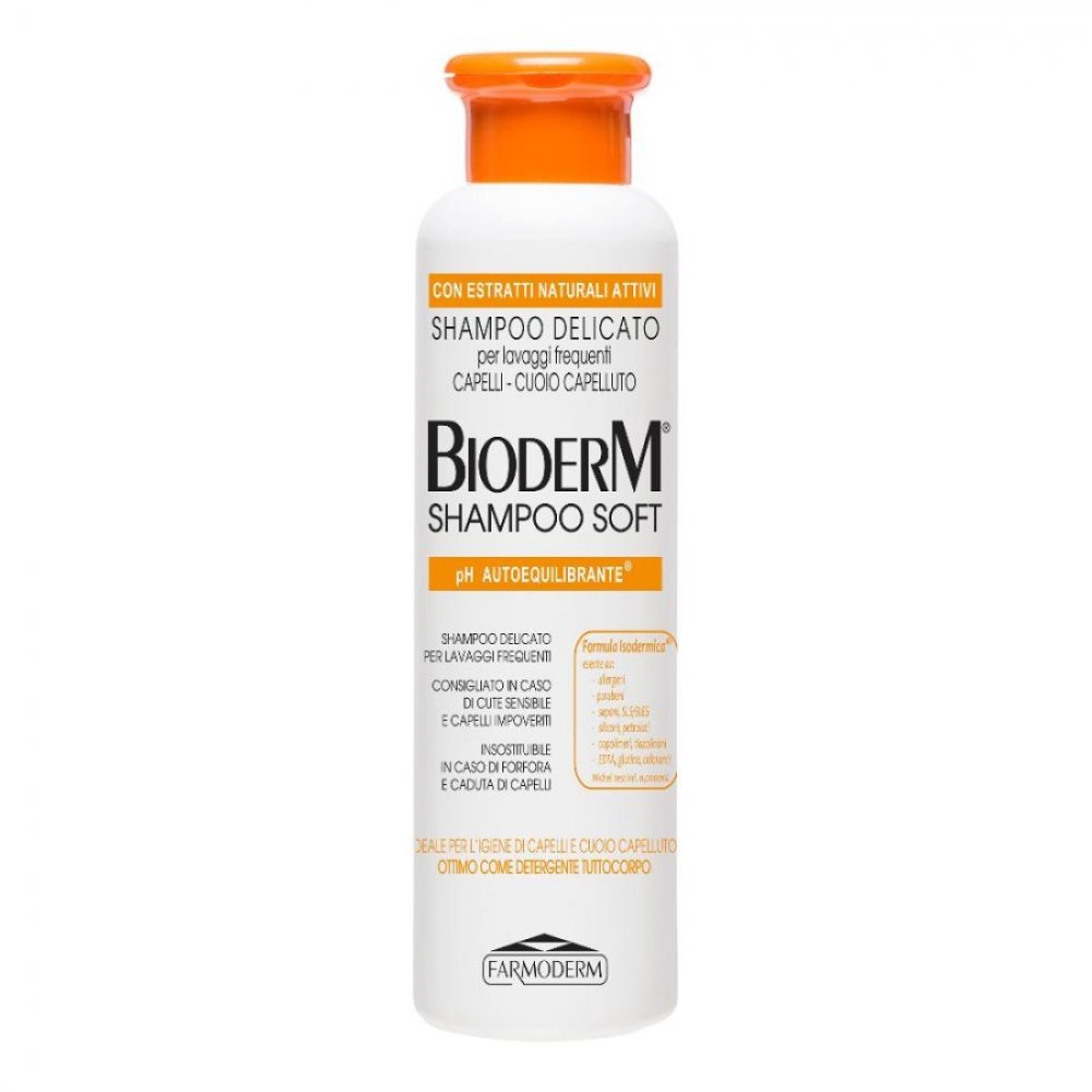 Shampoo Soft BIODERM 250 ml : Un Eccellente Alleato per la Salute dei Tuoi Capelli e della Tua Pelle.