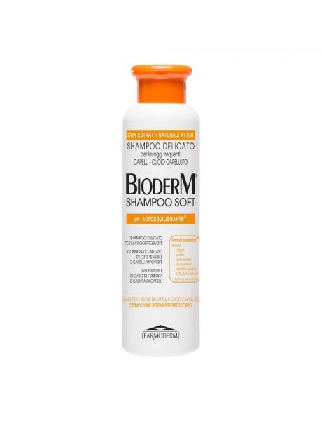 Shampoo Soft BIODERM 250 ml : Un Eccellente Alleato per la Salute dei Tuoi Capelli e della Tua Pelle.