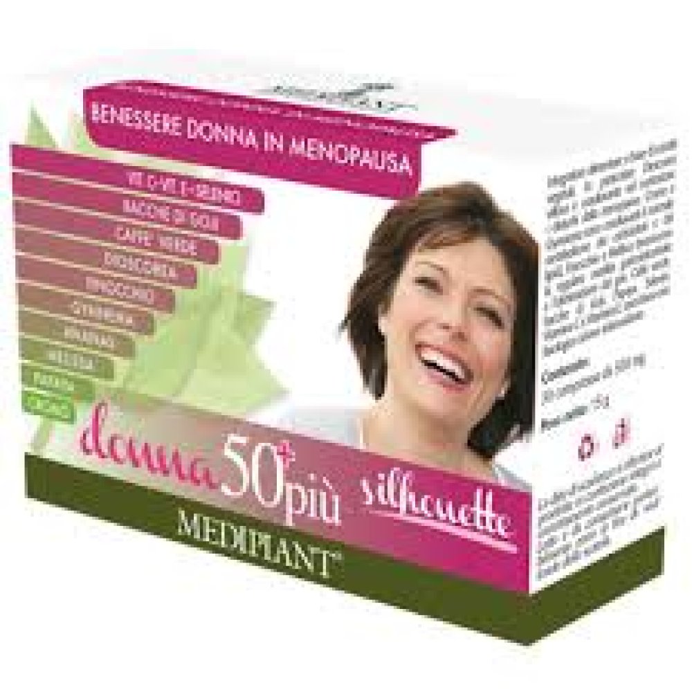 DONNA 50+ Silhouette 30 Compresse - Un Aiuto Naturale per la Menopausa