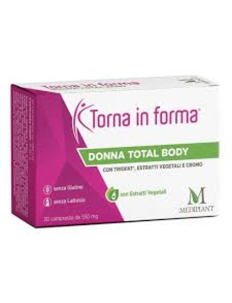 TORNA IN FORMA Donna Total Body 30 Compresse - Il Supporto Ideale per il Benessere Femminile