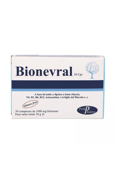 BIONEVRAL 30 COMPRESSE -  Un Integratore per il Benessere Nervoso e Metabolico.