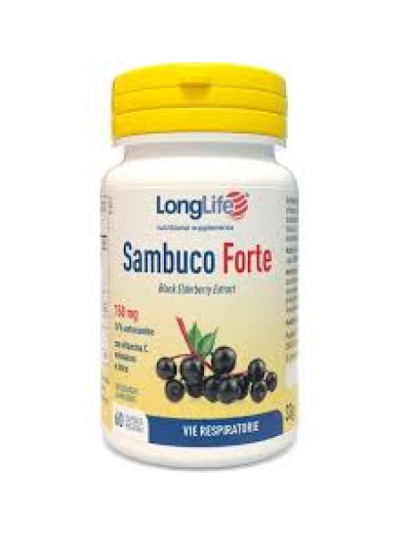 LONGLIFE SAMBUCO FORTE 60 capsule - Rafforza il sistema immunitario