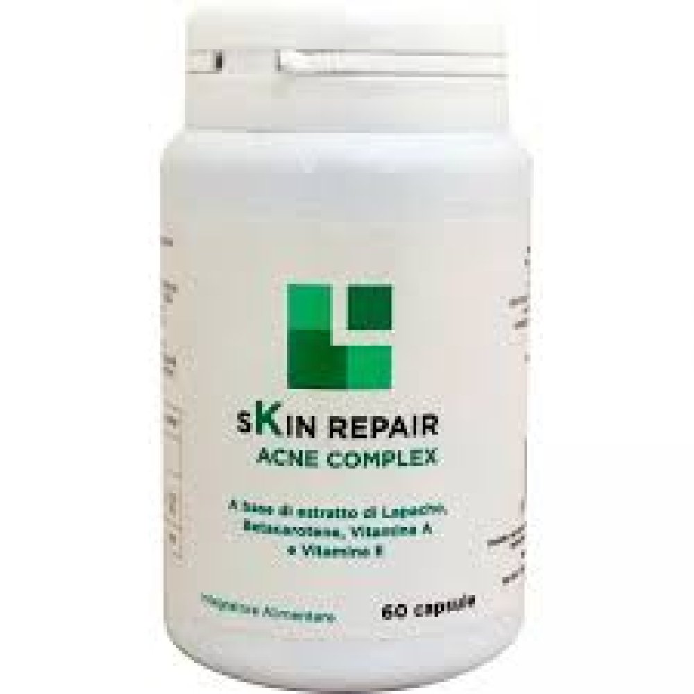 SKIN REPAIR Acne Complex  60 Compresse - Complesso Vitaminico coadiuvante per i trattamenti di dermatiti da pelli grasse con tendenza acneica e seborroica