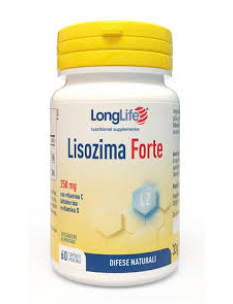 LONGLIFE LISOZIMA FORTE 60 compresse - Un approccio multifattoriale al supporto immunitario
