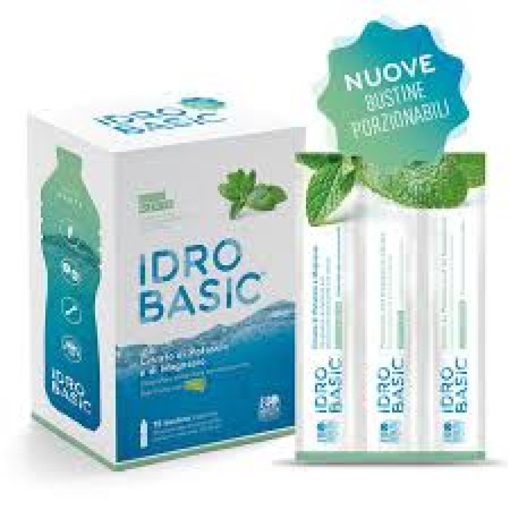 IDROBASIC 15 Bustine al gusto di Menta - Per un equilibrio minerale ed una idratazione perfetta