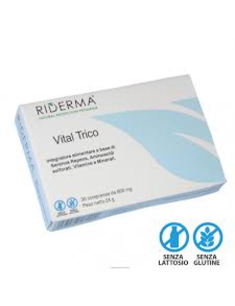 RIDERMA Vital Trico 30 Compresse - La soluzione per capelli sani e forti
