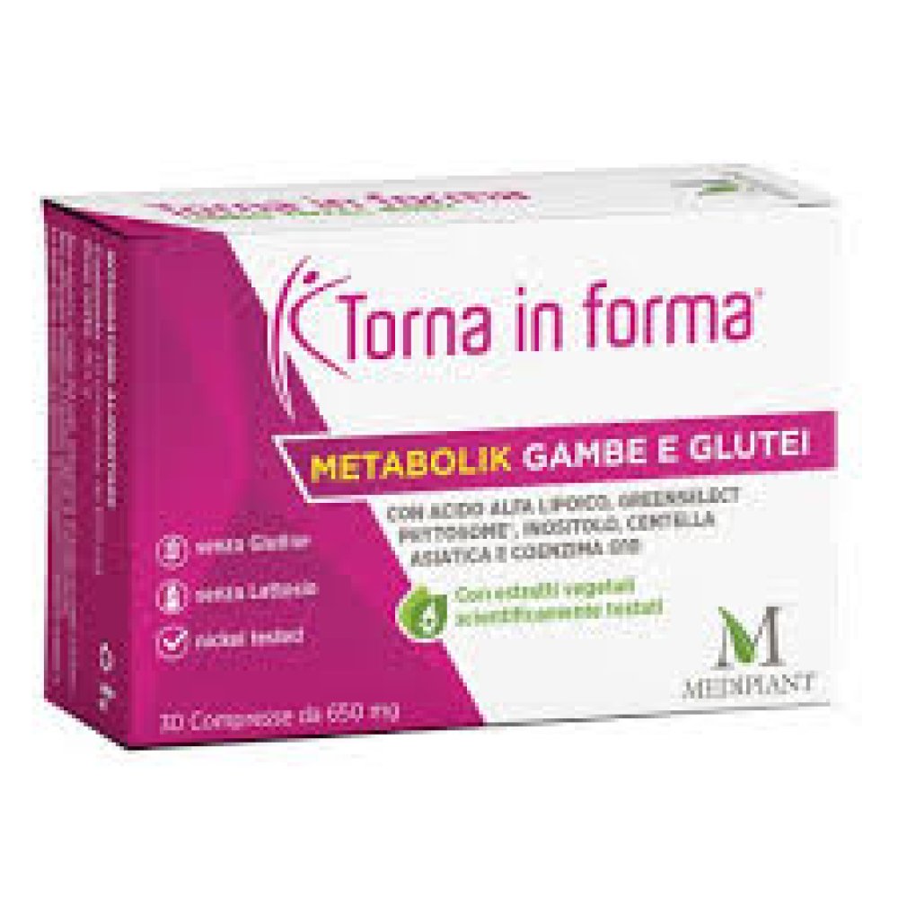 METABOLIK GAMBE 30 Compresse -  Il Tuo Alleato Contro la Cellulite e per il Benessere