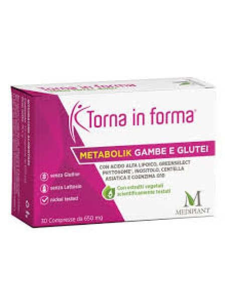 METABOLIK GAMBE 30 Compresse -  Il Tuo Alleato Contro la Cellulite e per il Benessere