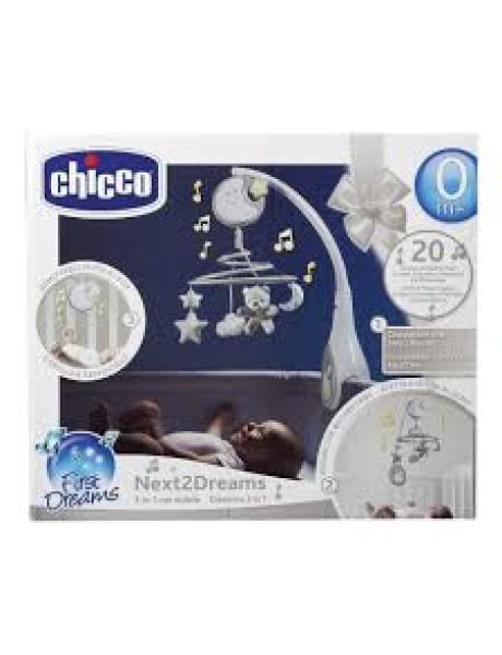 CHICCO Gioco Next2 Dreams Neutra - la giostrina che accompagna i sogni del tuo bambino.