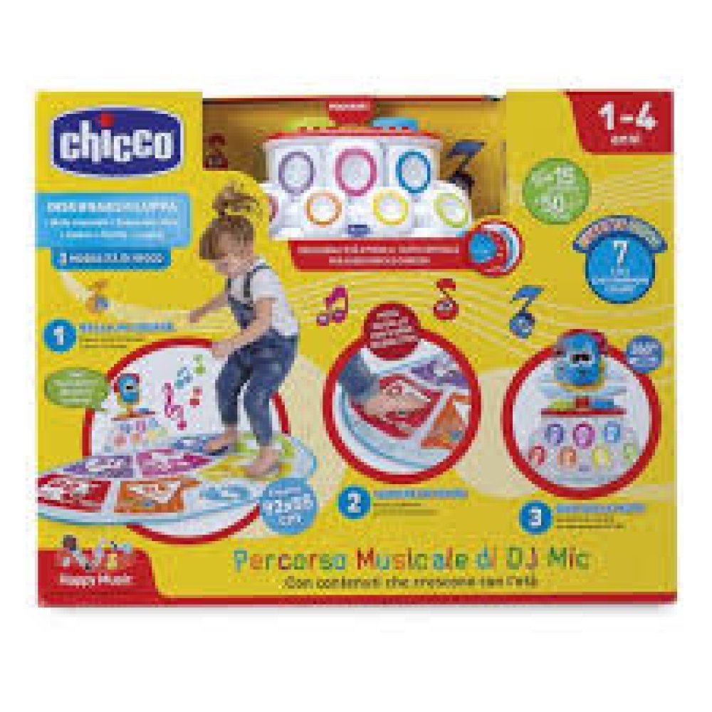 CHICCO Gioco Percorso Musicale Dj Mic - tappetino interattivo di DJ Mic!