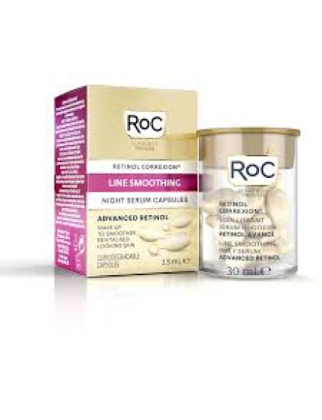ROC RETINOL CORREXION LINE SMOOTHING SIERO VISO NOTTE 10 capsule