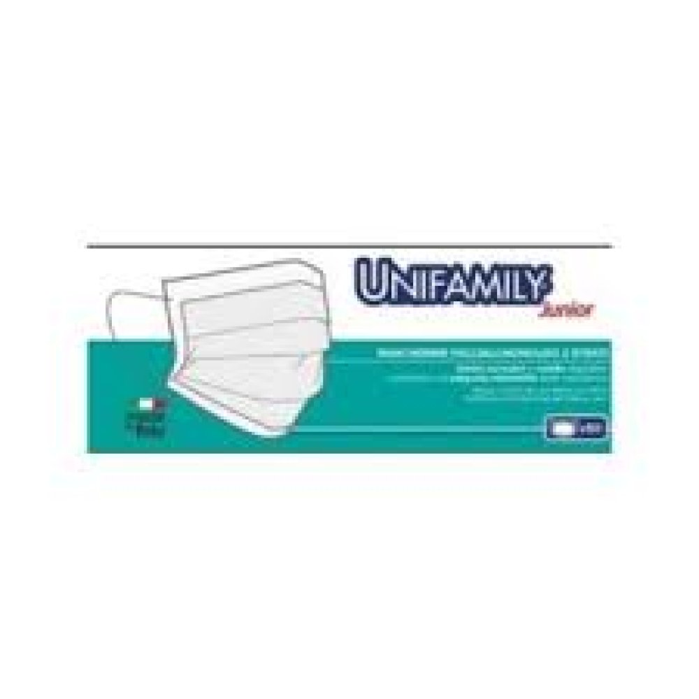 MASK CHIRURGICHE 3 strati PEDIATRICHE Rosa 50 pz UNIFAMILY