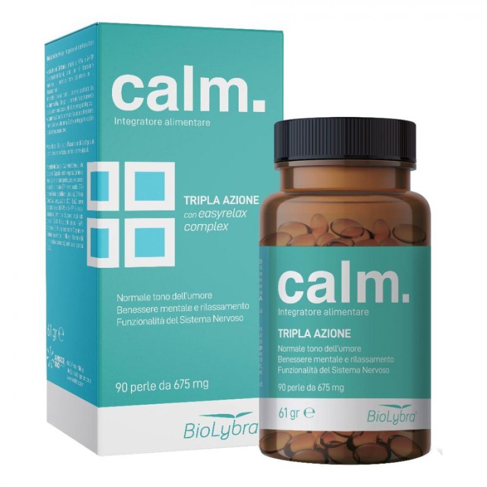 BIOLYBRA CALM 90 Perle - Un Sostegno Naturale per il Benessere Emotivo.