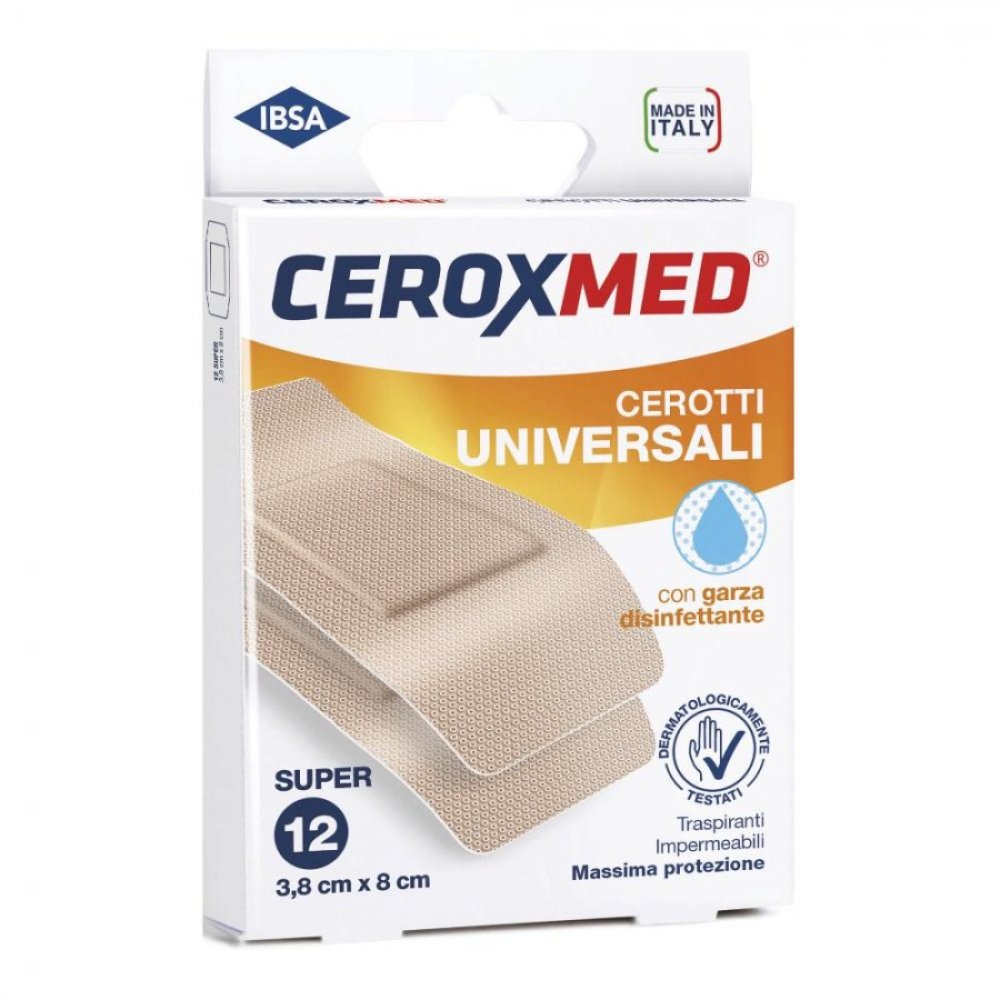 CEROXMED Cerotti Universali Super 12pz - Proteggi le tue ferite con Ceroxmed