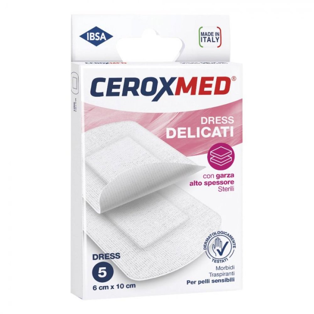 CEROXMED Dress Delicati 6x10 - Proteggere le ferite con delicatezza: CeroxMed Dress Delicati