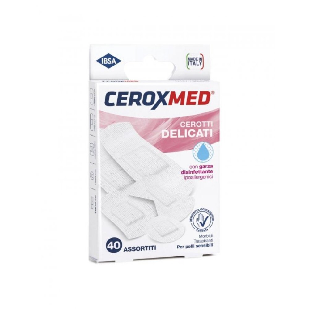CEROXMED Cerotti Delicati Assortiti 40pz - Ceroxmed Sensitive: la cura delicata per le tue ferite