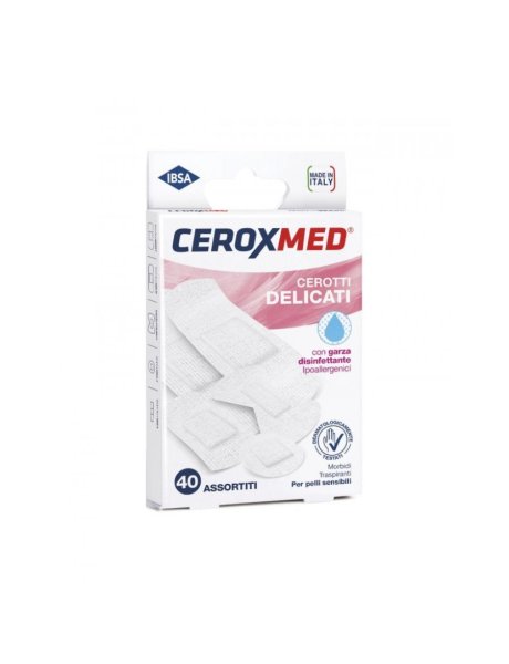 CEROXMED Cerotti Delicati Assortiti 40pz - Ceroxmed Sensitive: la cura delicata per le tue ferite