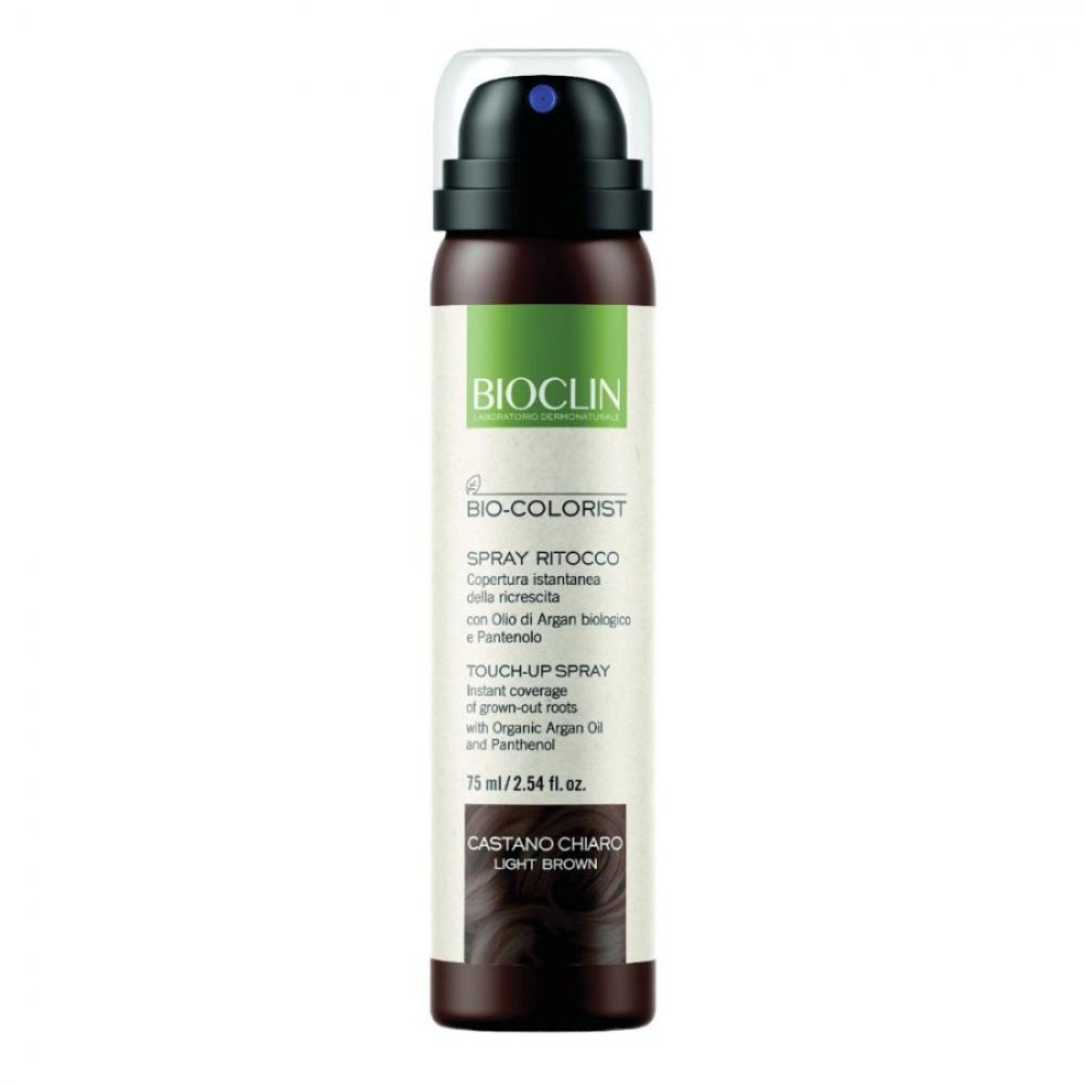 Bio-Colorist: Ritocco Spray per Capelli Castano Chiaro.