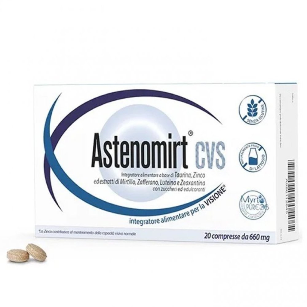 ASTENOMIRT CVS 20 COMPRESSE- per la cura del proprio sistema cardiovascolare e favorire una circolazione sanguigna sana.
