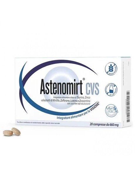 ASTENOMIRT CVS 20 COMPRESSE- per la cura del proprio sistema cardiovascolare e favorire una circolazione sanguigna sana.