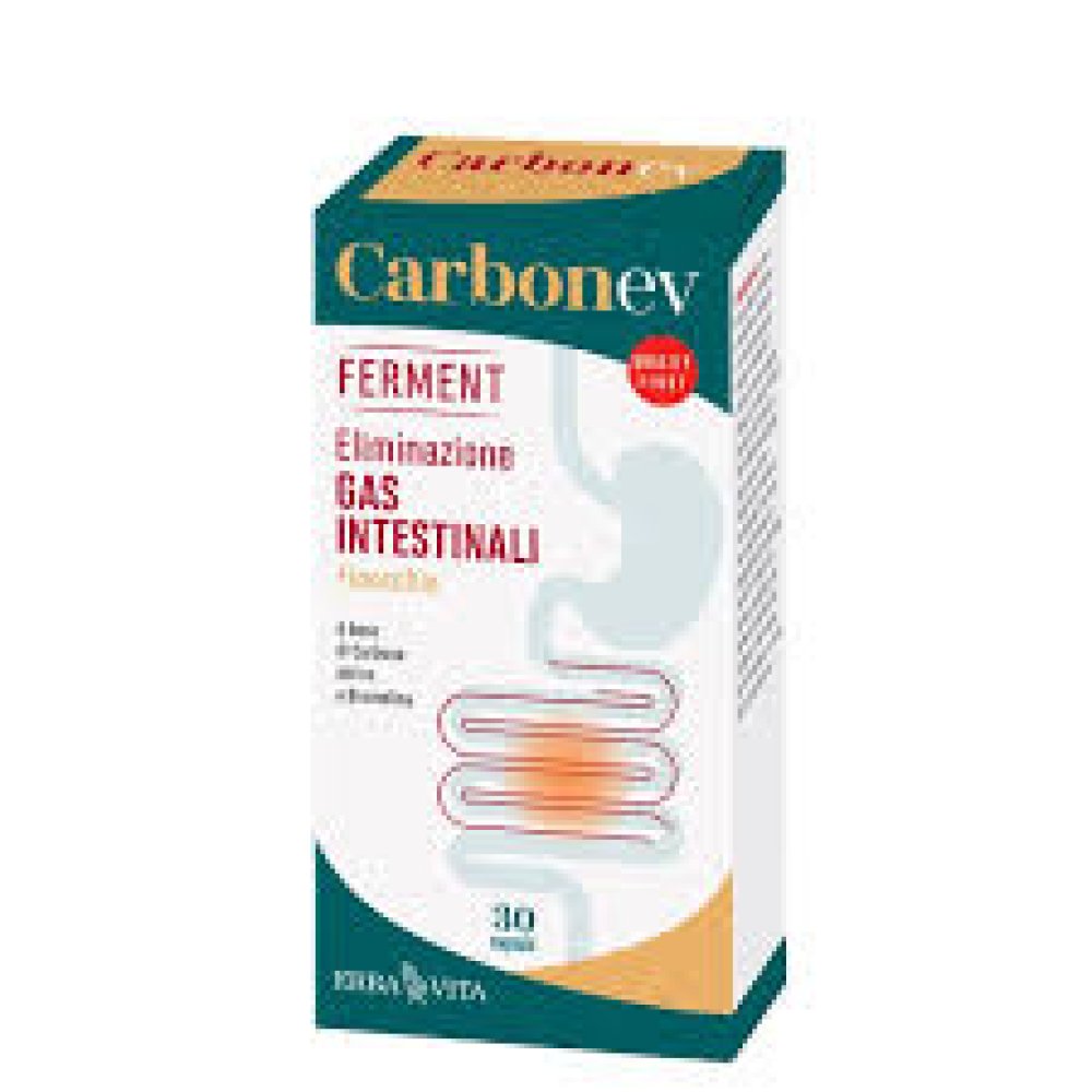 Un respiro di sollievo per il tuo intestino: Carbon EV Ferment 30 capsule