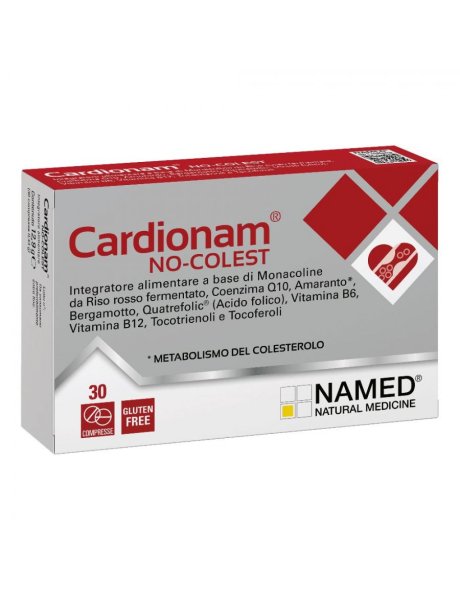 CARDIONAM NO-COLEST 30Compresse - Un alleato naturale per il benessere del tuo cuore