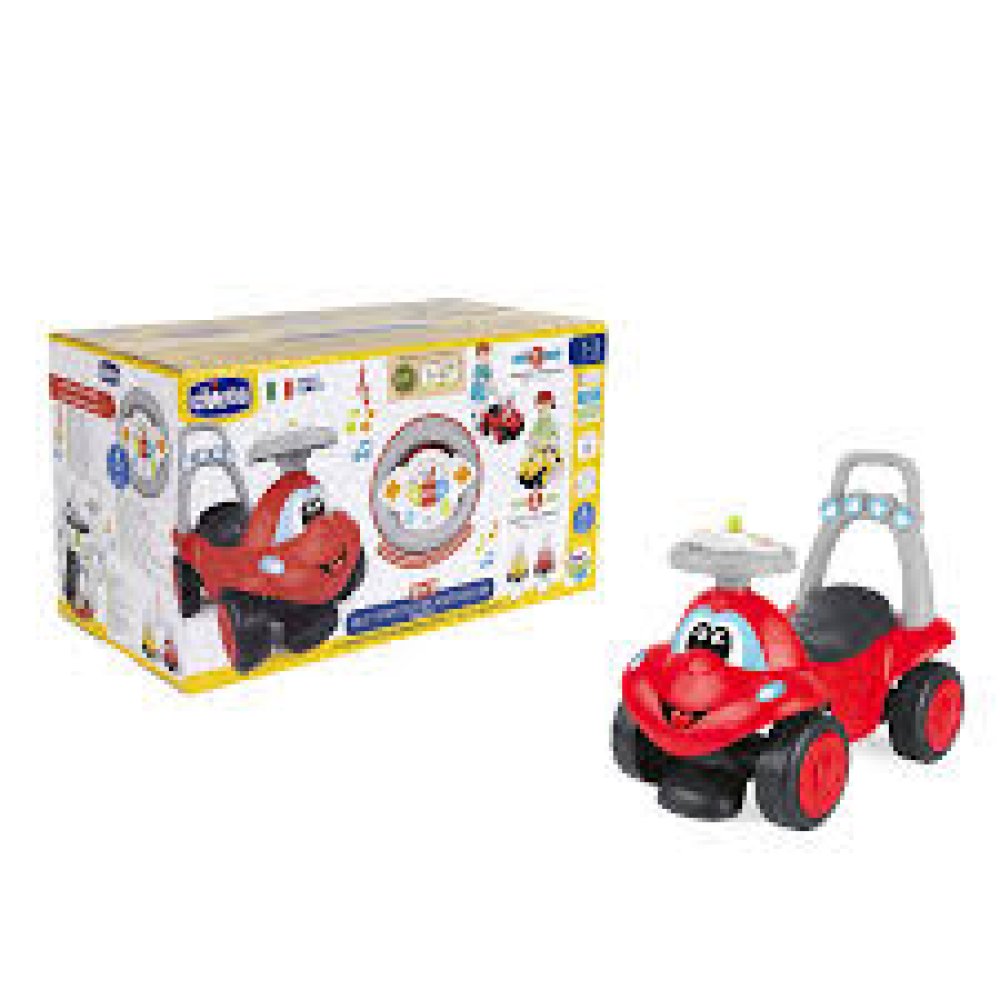CHICCO Gioco Billy Walk&Ride Rosso - Un compagno di giochi che cresce con il tuo bambino