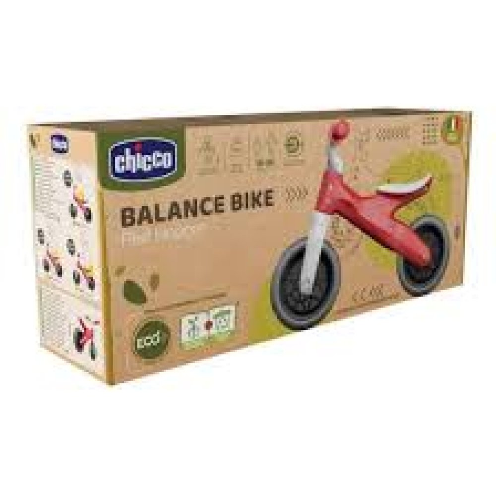 CHICCO Gioco Balance Bike Eco+  colore rosso - un'avventura sostenibile!