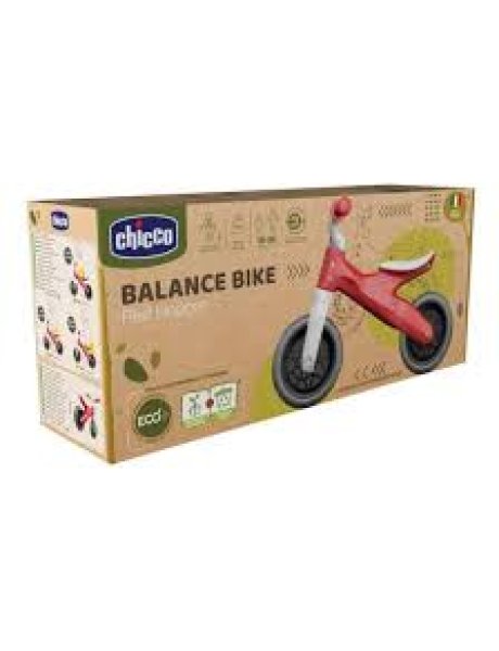 CHICCO Gioco Balance Bike Eco+  colore rosso - un'avventura sostenibile!