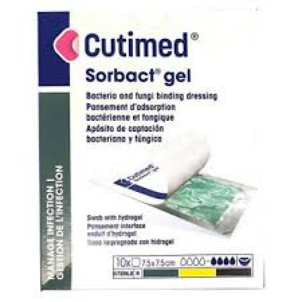 CUTIMED SORBACT CEROTTI GEL 7,5 X 7,5 Cm - un alleato per ferite complesse.