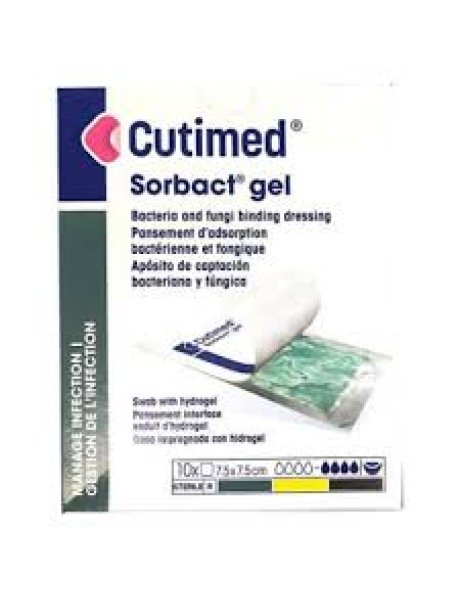 CUTIMED SORBACT CEROTTI GEL 7,5 X 7,5 Cm - un alleato per ferite complesse.