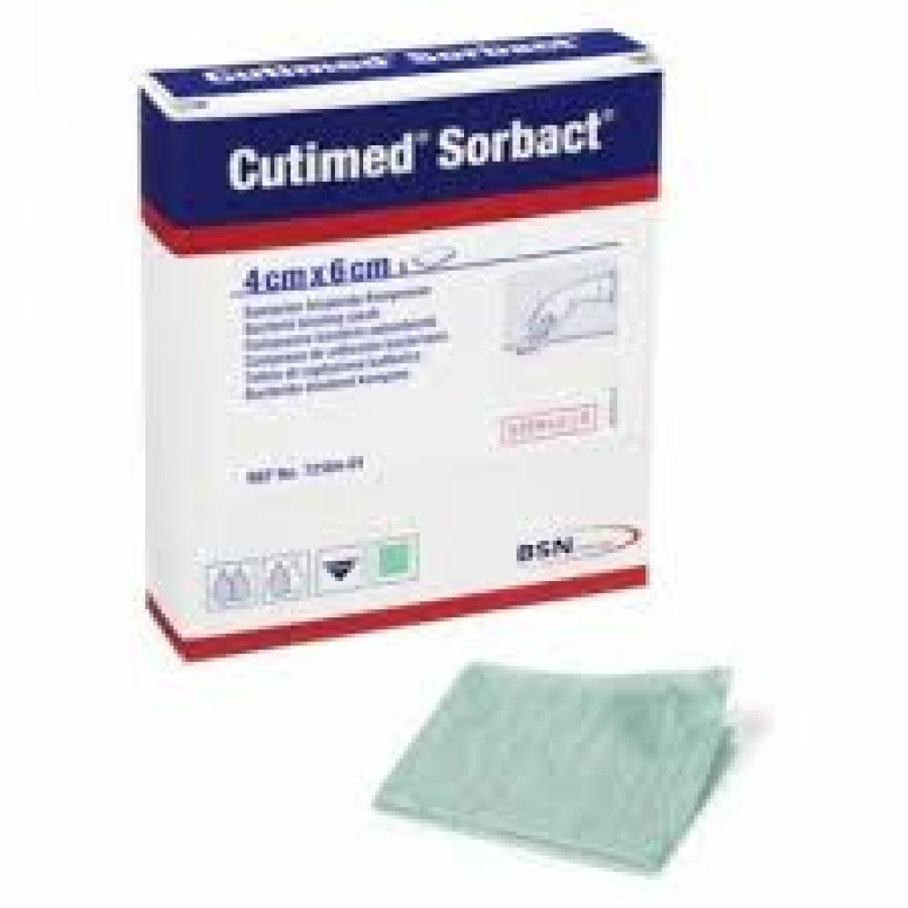 GARZA ASSORBENTE CUTIMED SORBACT 4X6CM 5 PEZZI