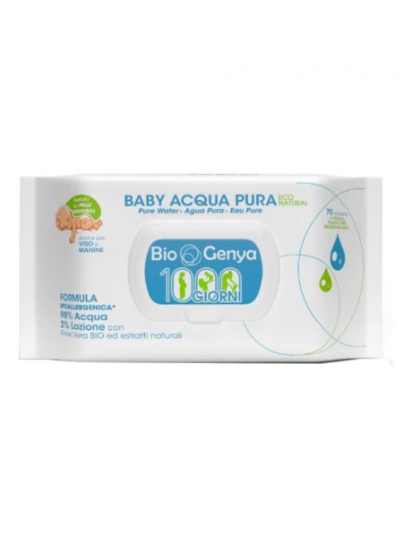 Salviette Baby Eco Natural di BioGenya 70 pz. – Una Carezza Naturale per la Pelle dei Tuoi Bambini.