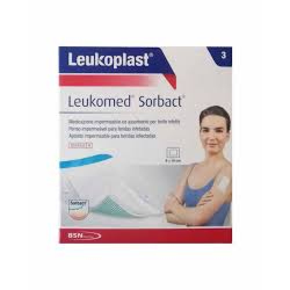 LEUKOMED Sorbact medicazione 8x10cm