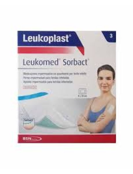 LEUKOMED Sorbact medicazione 8x10cm