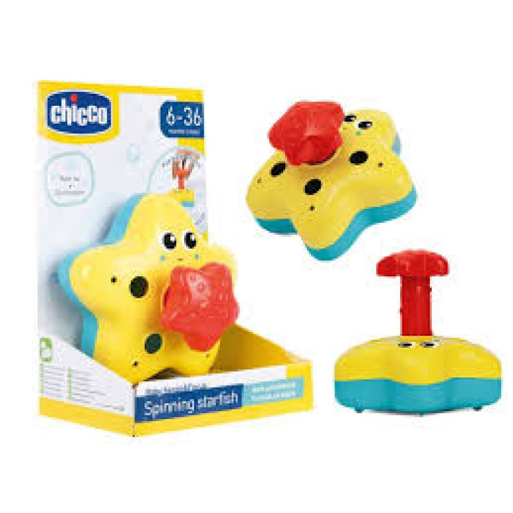CHICCO  Gioco Stella Marina- Il bagnetto non sarà mai più lo stesso con la Trottolina Stella Marina Chicco