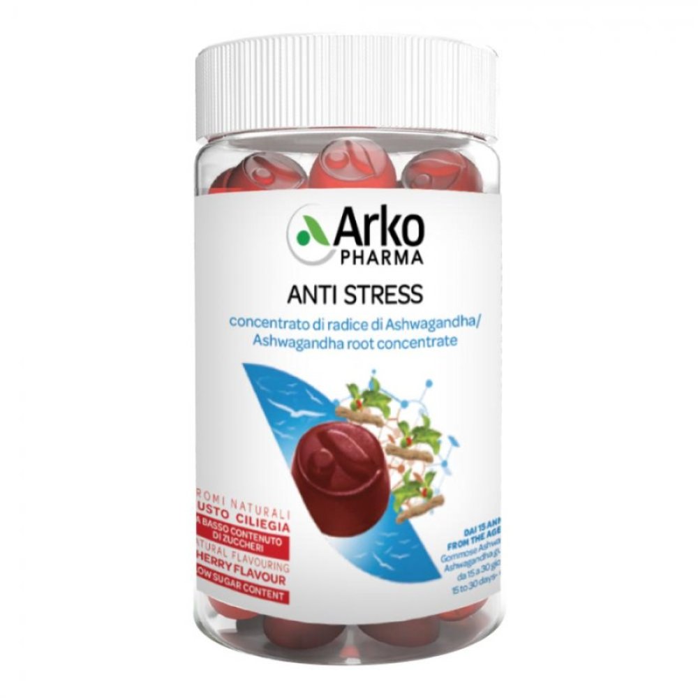 ARKOGUMMIES Ashwagandha 60Gomm- Supporta l'equilibrio fisico, svolge anche un ruolo significativo nella gestione delle emozioni.