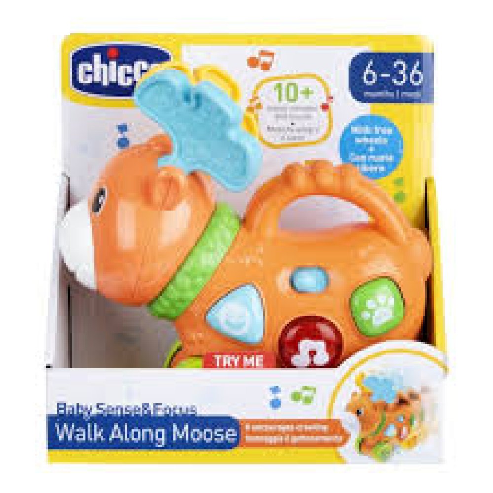 CHICCO Gioco RENNA Luci e Suoni - Un vero e proprio strumento di stimolazione sensoriale per bambini a partire dai 6 mesi.