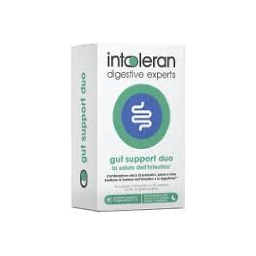 INTOLERAN DUO GUT SUPPORT 60 Capsule - Per la salute dell'intestino