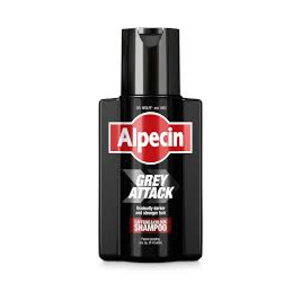 ALPECIN Shampoo Grey Attack - Dimentica i capelli grigi e l'aspetto stanco