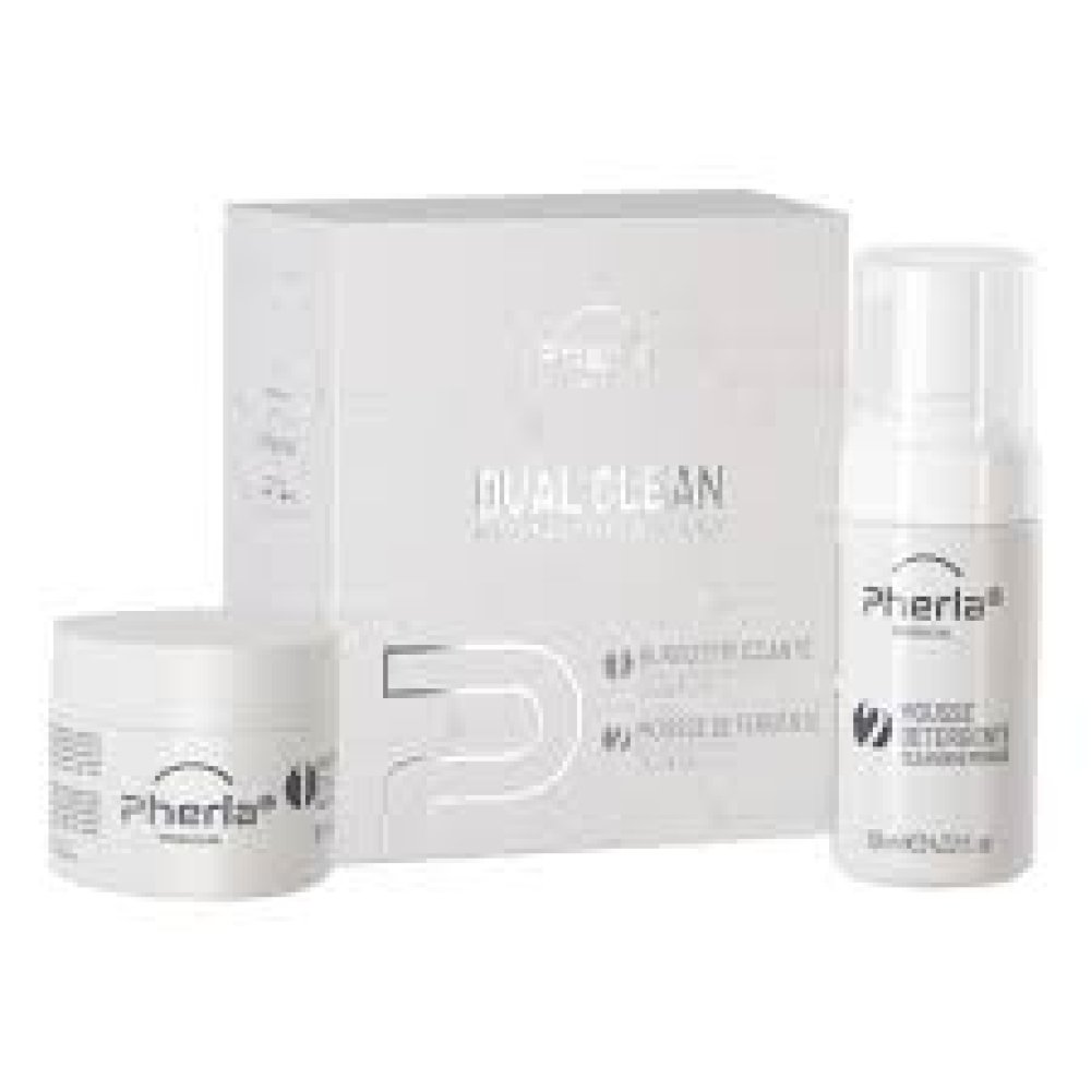 DUAL CLEAN 2PZ - Burro struccante + Mousse detergente