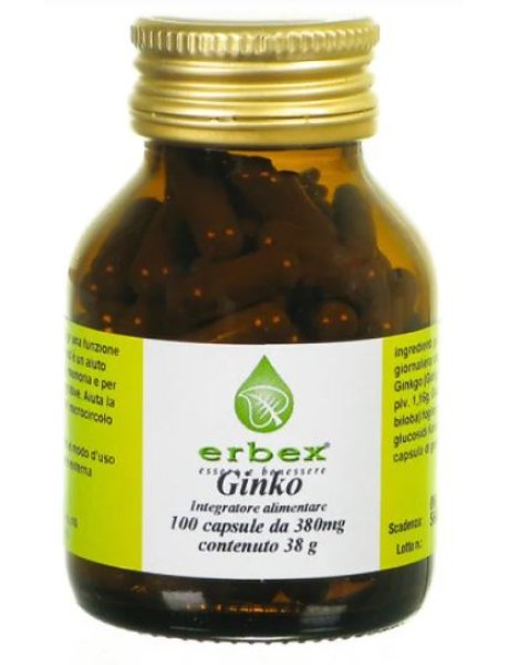 GINKGO BILOBA 100Cps430mgERBEX
