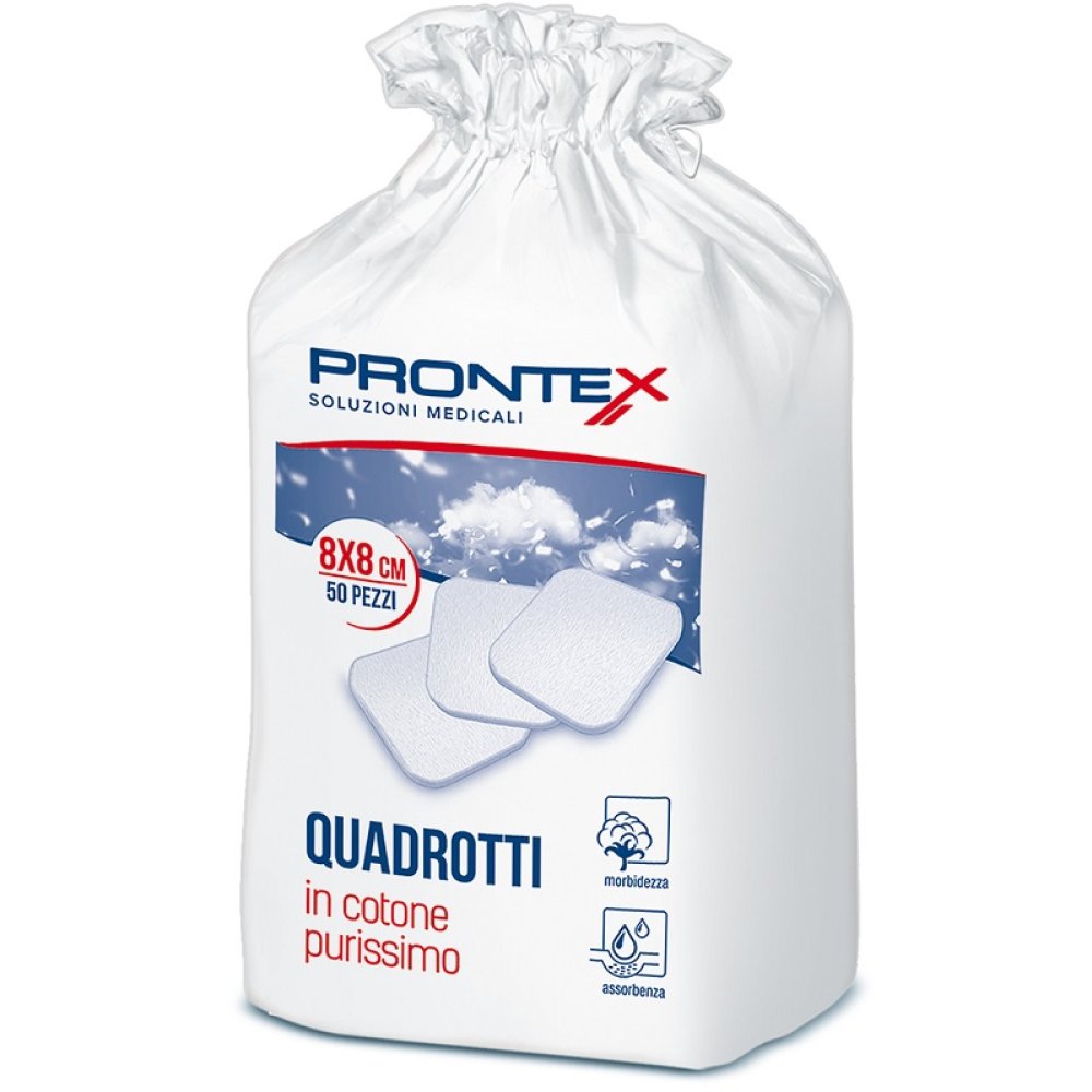 PRONTEX Cot.Idr.Quadrotti 50pz