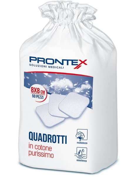 PRONTEX Cot.Idr.Quadrotti 50pz