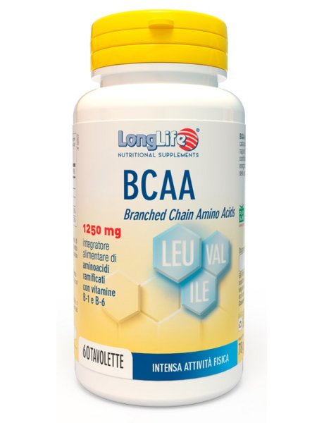 LONGLIFE BCAA 1250MG 60TAV