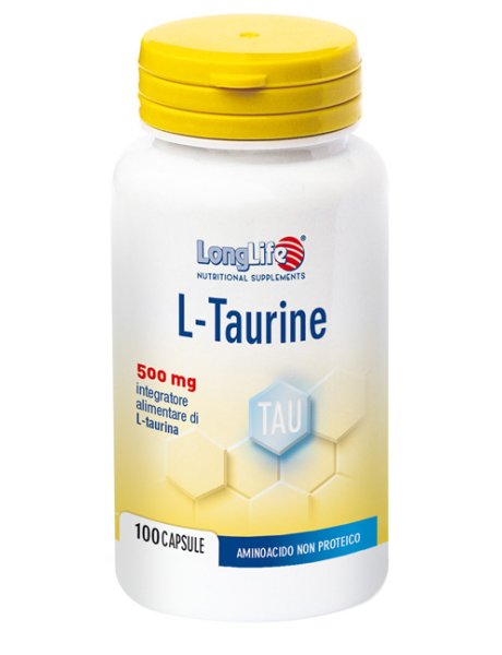 LONGLIFE L-TAURINE 500 MG 100 CAPSULE