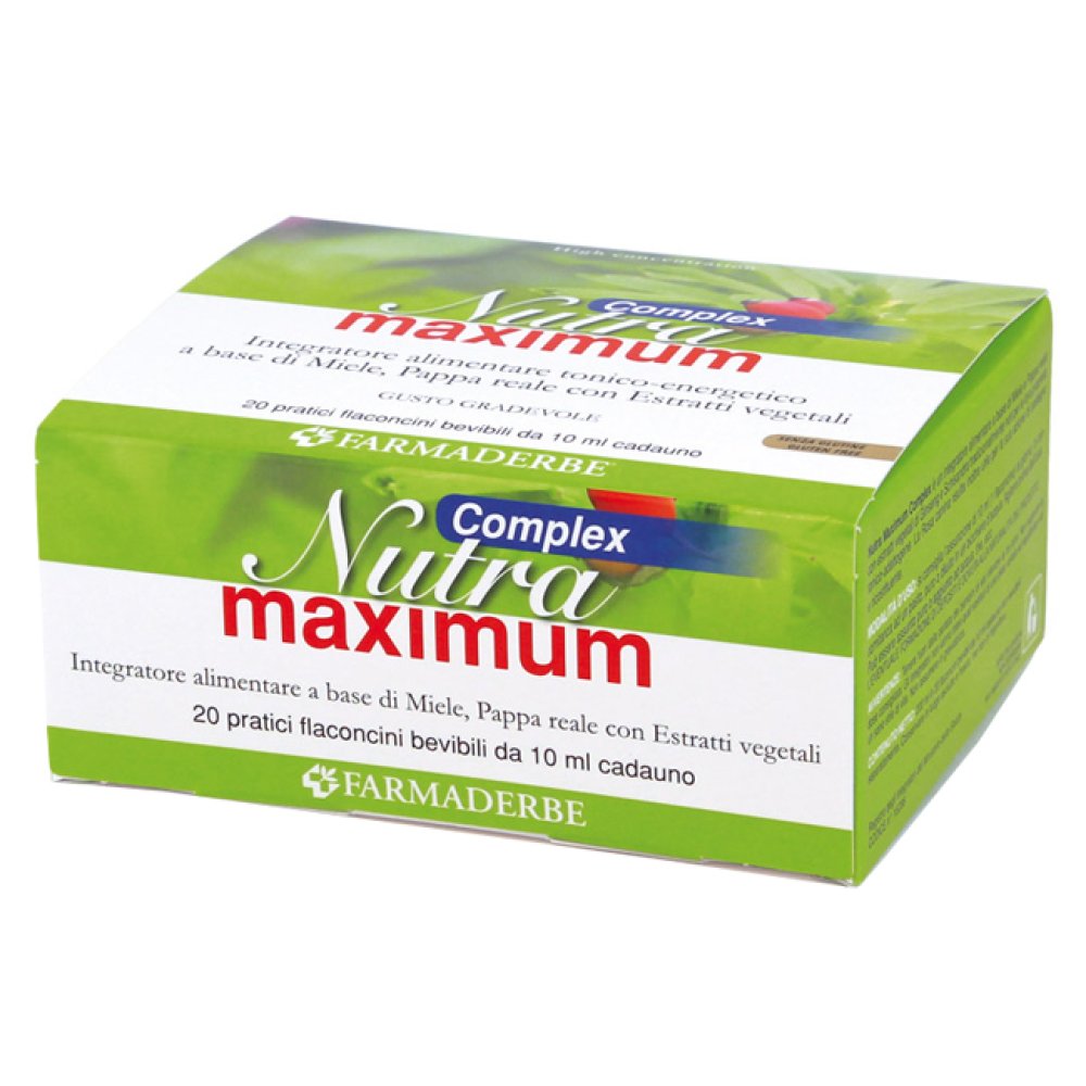 NUTRA MAXIMUM COMPLEX 20FL 10M