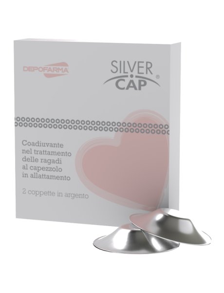 SILVER CAP COPPETTE IN ARGENTO COPRI CAPEZZOLI PER ALLATTAMENTO 2 PEZZI
